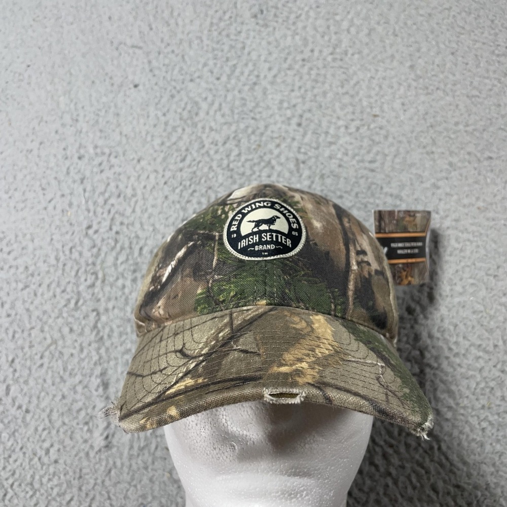 Red Wing Irish Setter Hat‎ Cap Strap Back One Size Camo Realtree Mens Hunting